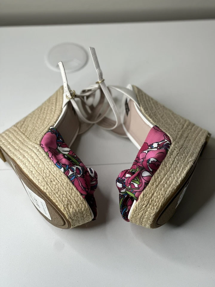 ZAPATOS SANDALIA JOAN & DAVID SHARONE ALPARGATA TACÓN CUÑA TALLA 9M Foto 4 de 4