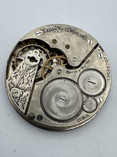 Vintage Elgin 16s 7J Grade 290 Pocket Watch Movement For Parts Or Repair