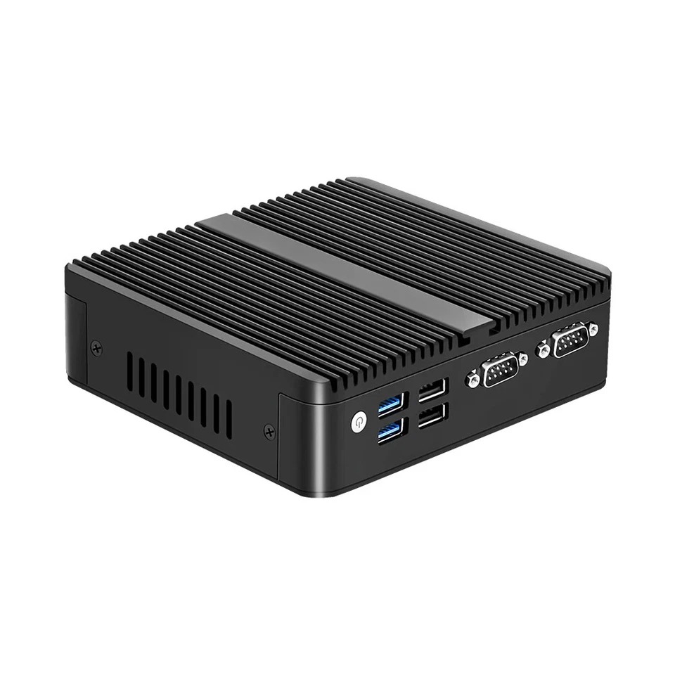 12th Gen Fanless Mini PC Alder Lake N100 Quad Core Dual LAN 2*COM Pfsense Server - Image 3 of 4