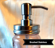 Soap Dispenser Kit Mason Jar Stainless Steel HIGH Quality Heavy Duty