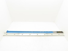 ABB Entrelec M4/6 Blue Terminal Block 48" DIN Rail Strip  Lot of 120