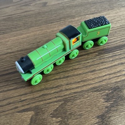Thomas & Friends Light Up Reveal Henry Wooden Railway Train Engine Tender *READ*