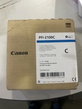 Canon PFI-2100C Cyan Ink Tank 160ml 10/2025
