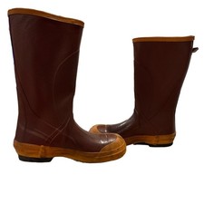 Buckle Rubber Brown Boots for Men for sale | eBay