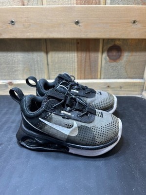 Nike Air Max 2021 Toddler Boys Shoes Size 5C Black Grey DB1110-001 Slip On