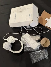 Audio-Technica ATH-M50xWH Professional Studio Monitor Headphones, White