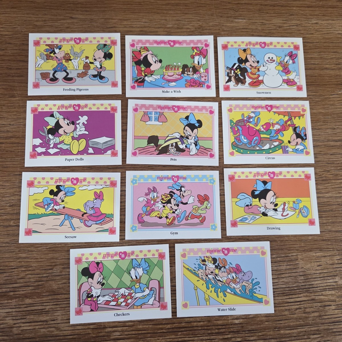Vintage 90s Minnie 'n Me Trading Cards The Walt Disney Company Lot