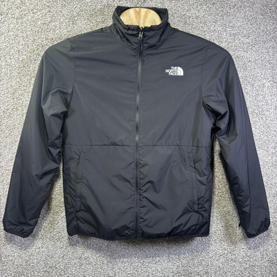 #ad The North Face Jacket Mens Medium Black Insulated Full Zip Windbreaker NF0A5IWI $64.99