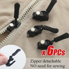 Universal abnehmbarer Reißverschluss Zug Schieber Sofort Reparatur Set Metall Ha