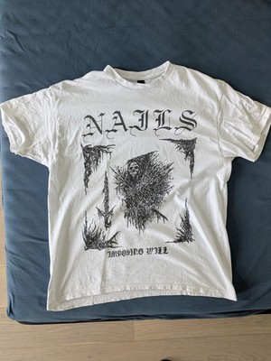 Nails Band T-Shirt, Converge, Terror, Trap Them, Full Of Hell, Slayer, Größe L