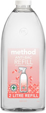 UK Method Antibacterial Spray Refill All Purpose Cleaner Peach Blossom 2 L Uk 4.47 per litre