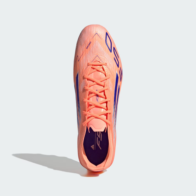adidas Soccer Cleats F50 ELITE HG/AG Beam Orange/Lucid Blue JH7646