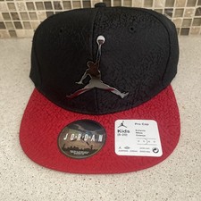 New Nike Air Jordan Jumpman Youth Adjustable Snapback Cap/Hat 8-20 Nwt