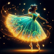 Dancer Diamond Painting Kits for Adults, 5D DIY Diamond Art Kits for Beginners, 