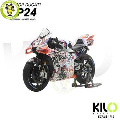 1/12 Kiloworks Pramac Ducati GP24 MOTOGP 2024 Catalan Diecast