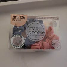 Invisibobble Sprunchie Spiral Hair Ring 2p Dot's It and No Morals, But Corals