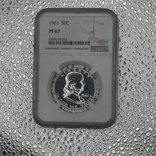 1961-P Franklin Silver Half Dollar 50C NGC PROOF 67 Coin Collecting