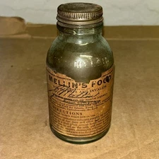 Mellin’s Food (Doliber-Goodale) Infants & Invalids 6.5” Glass Bottle W/ Label