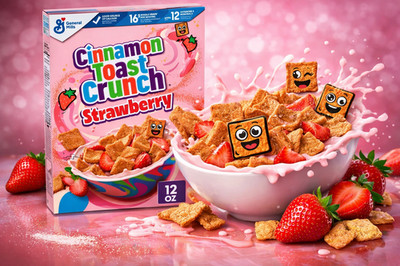   Cinnamon Toast Crunch Strawberry Cereal (340 g) - (USA)
