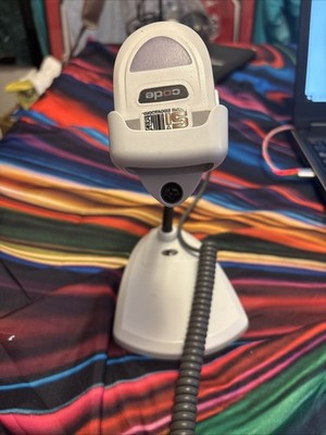 Code CR1500 Wired USB Barcode Scanner K103 Rev. 02 w/ Long Coiled Cord W/ Stand