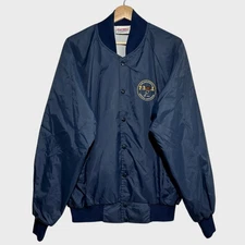 Vtg 1980s Hartwell Portland Basketball Officials Association PBOA Jacket Large L