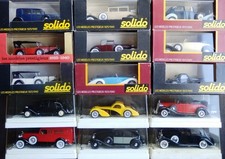 SOLIDO Age d'Or brand new miniature vintage historic vehicle car scale model toy