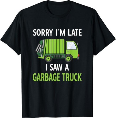 I Saw a Garbage Truck Costume | Recycling Garbage T-Shirt