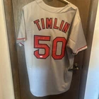 Mike Timlin Signed 04, 07 WS Champs Inscription Boston Grey Baseball Jersey PSA