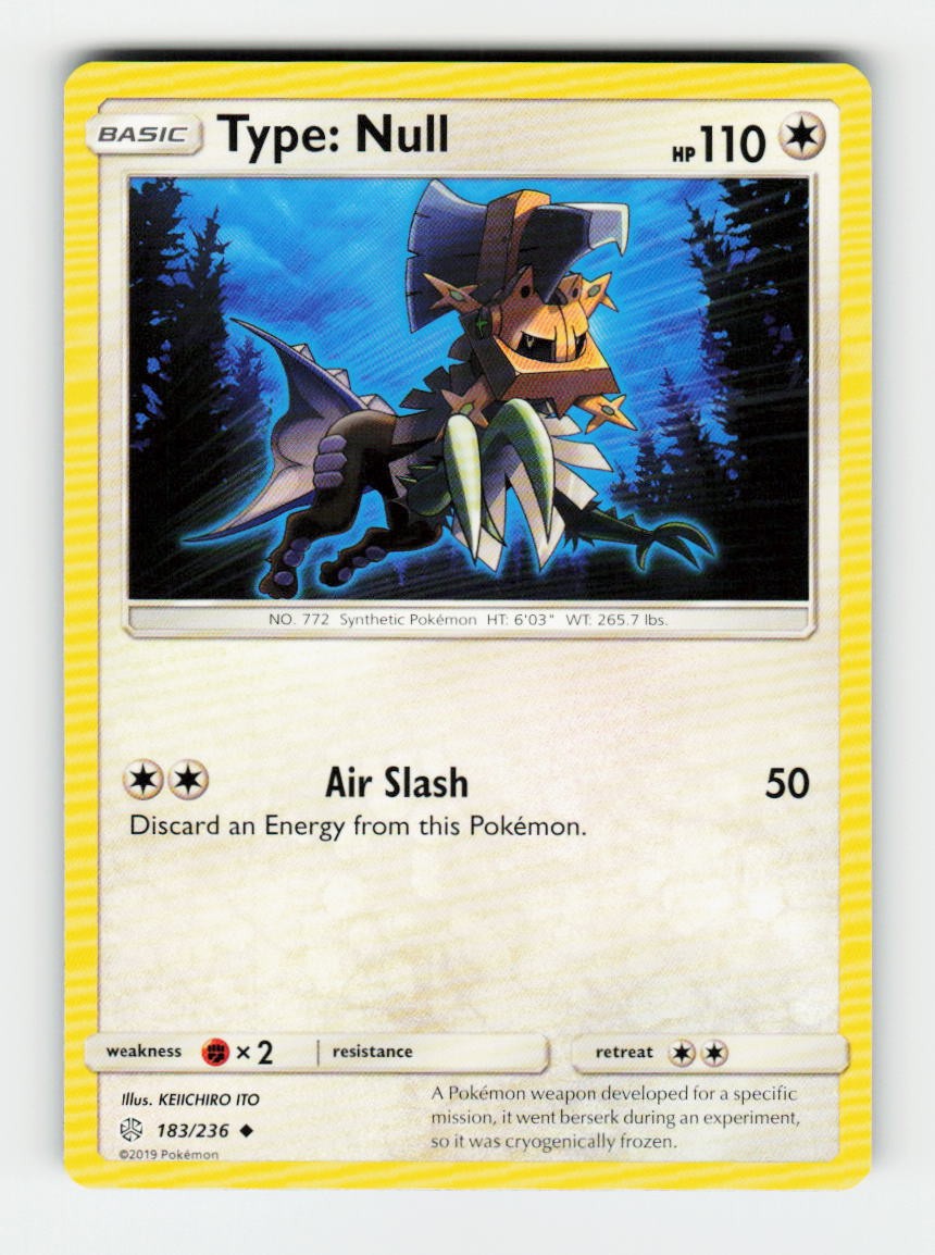 Type: Null SM - Cosmic Eclipse 183/236 Pokemon Uncommon NM
