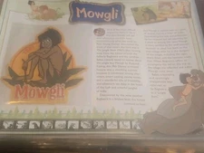 mowgli willabee and ward 9x12 patch disney collection sheet w&w display