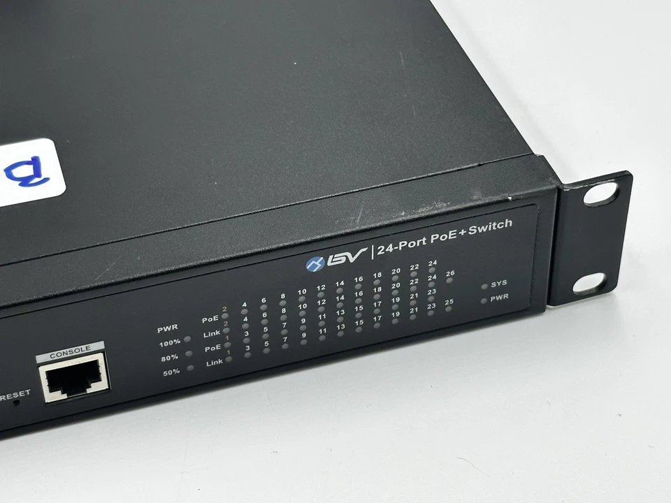 BV-Tech (POE-SW2404-MG) 24 Port PoE + 4 Uplink Managed Switch Networking Device - Image 2 of 4
