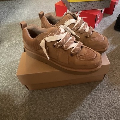 UGG Men's Brown Low Top Lace-Up Athletic Sneakers, New with Box