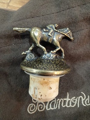 Blantons cork Bottle Stopper Letter N