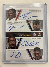 Panini Pen Pals NFL Autographed Card Lot STEFON DIGGS EIGHT AUTOS READ DESC