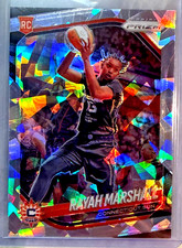 Rayah Marshall RC 2025 Panini Prizm WNBA Cracked Ice Prizm Rookie Card-#47 Sun