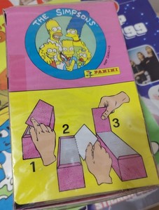 The Simpsons Panini sticker box contain 100 packs