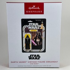 NIB Hallmark 2024 Star Wars Darth Vader Vintage Action Figure Ornament QXI7791