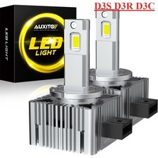 D3S D3R LED Headlight Kit Bulbs 180W 22000LM 6000K White Replace Conversion Lamp