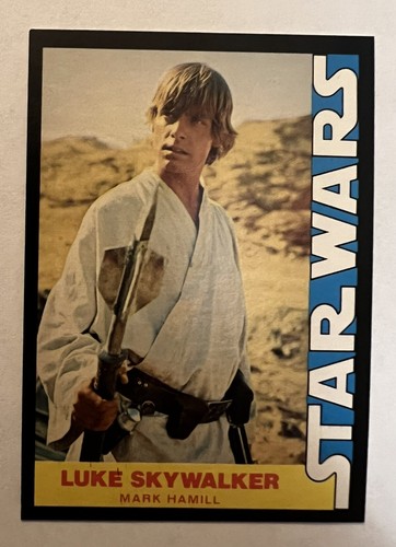 1977 Wonder Bread Star Wars #1 Luke Skywalker — Raw