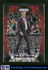2017-18 Panini Prizm #10 Brett Brown Prizms Fast Break Red #/125