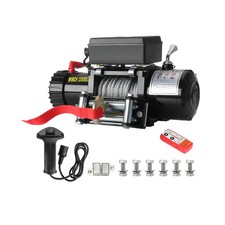 GEARZAAR Electric Winch For Garage 13500lbs / 6123kg 3 Pcs remotes Steel Rope