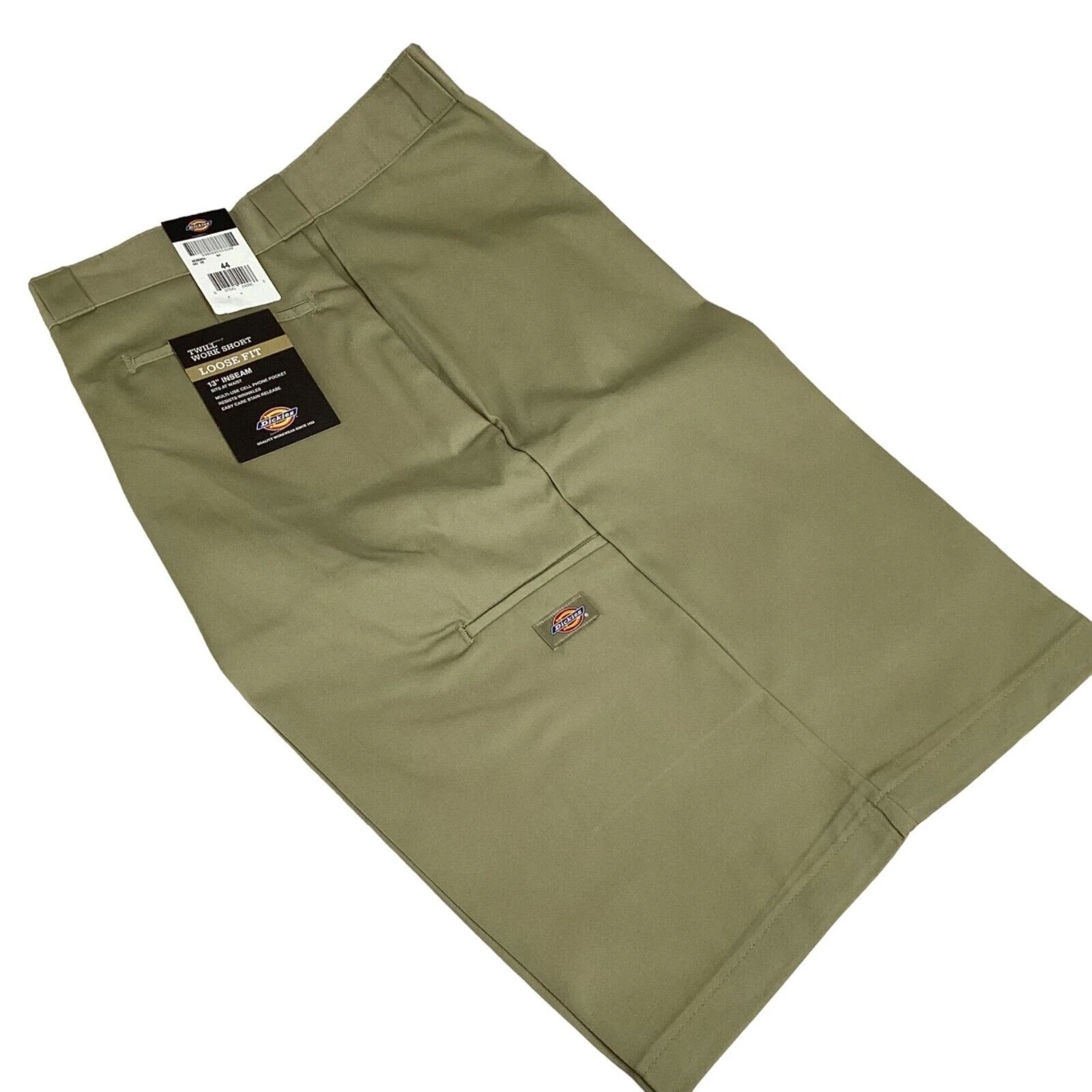 Dickies Mens Size 44 Khaki 13” Work Shorts Loose Fit Multi-use Pocket (Tan)