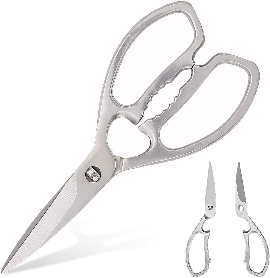 Jasni 100% Full Stainless Steel Separable Sharp Powerful Kitchen Scissors Multi-