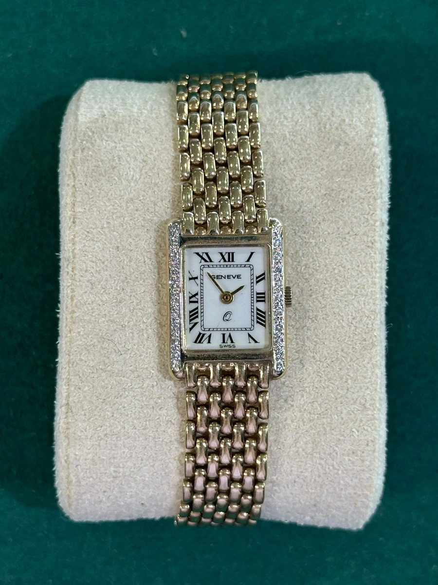 MONTRE-BRACELET POUR FEMME Anne Klein AK/1980BKGB cadran diamant ton noir et or EUR 92,95 - FR