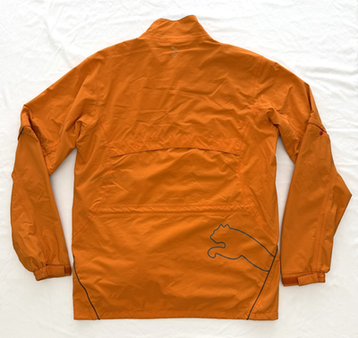 PUMA Golf Men's M Full Zip Storm Cell Pro Golf Orange Jacket
