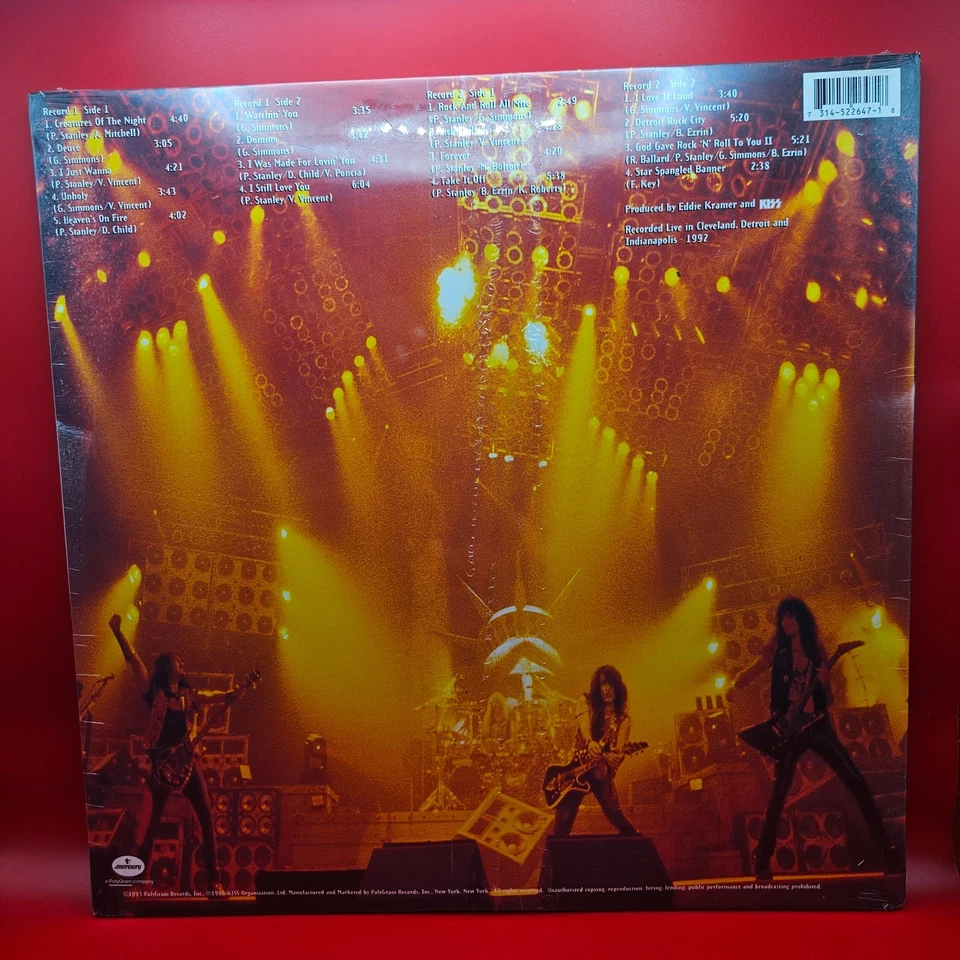 KISS ALIVE III Blue Sealed with Hype Sticker No. 0541 Foto 2 de 2