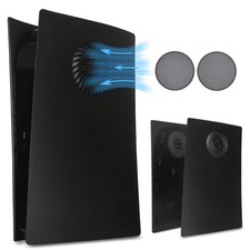 Faceplate for PS5 with Cooling Vents and Dust Filter DOBEWINGDELOU Face Plate...