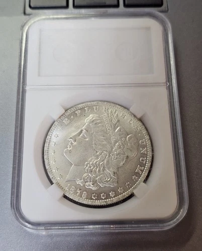 New Listing1878 Morgan 1 Dollar Coin USA with Case- B2- READ...READ
