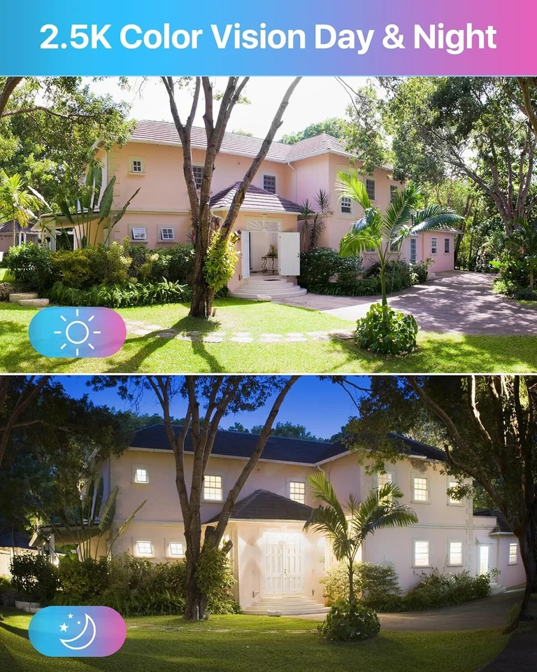 ZOSI 4MP Kit Cámaras de Vigilancia WiFi 4X Cámaras Exterior y 8CH H.265+ 1TB NVR - Imagen 2 de 4