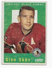 1959-60 Topps Glen Skov  #12 EX 